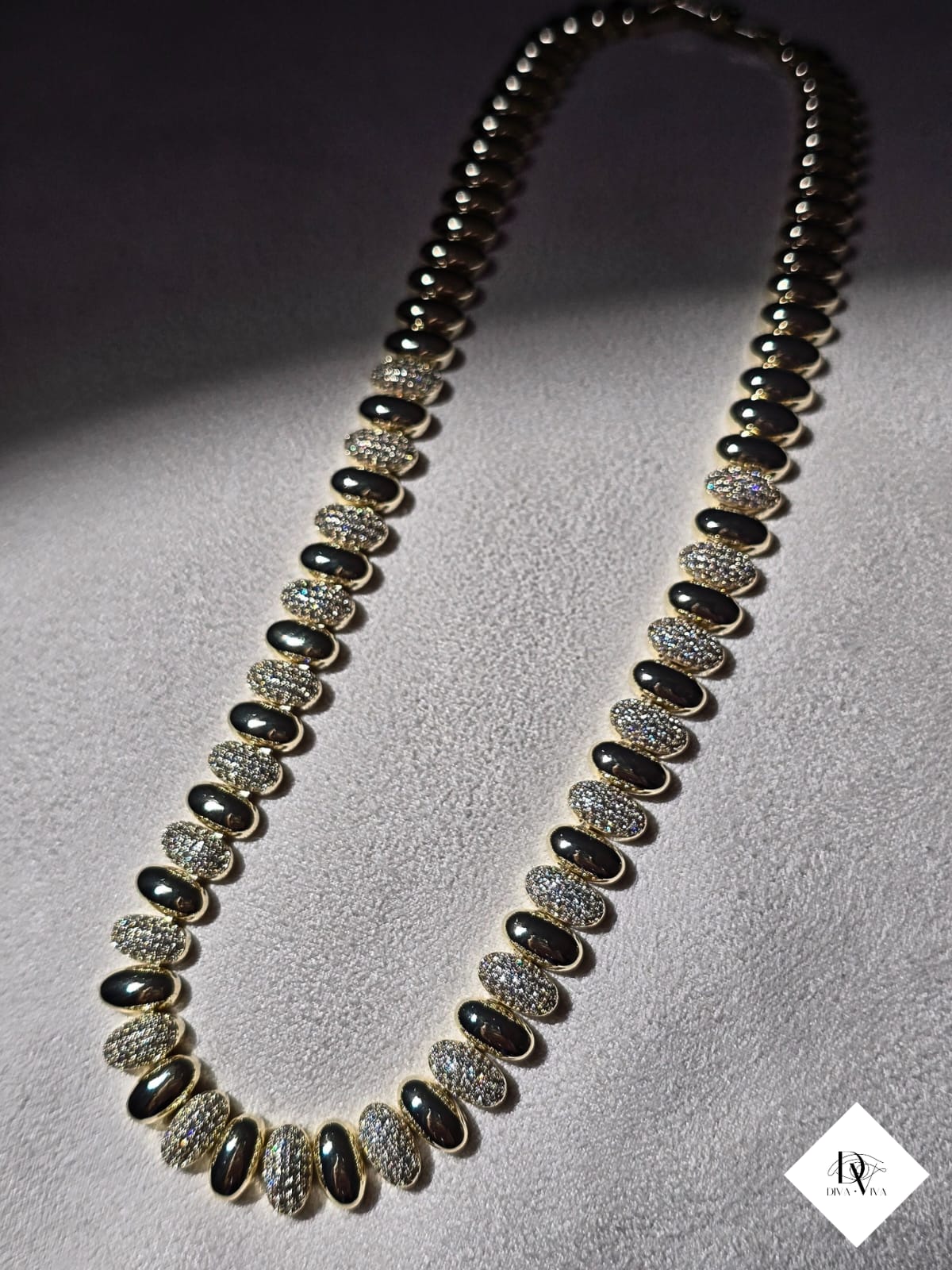 Aria - Arpa Zirkon Detaylı Kolye (KOD-299)