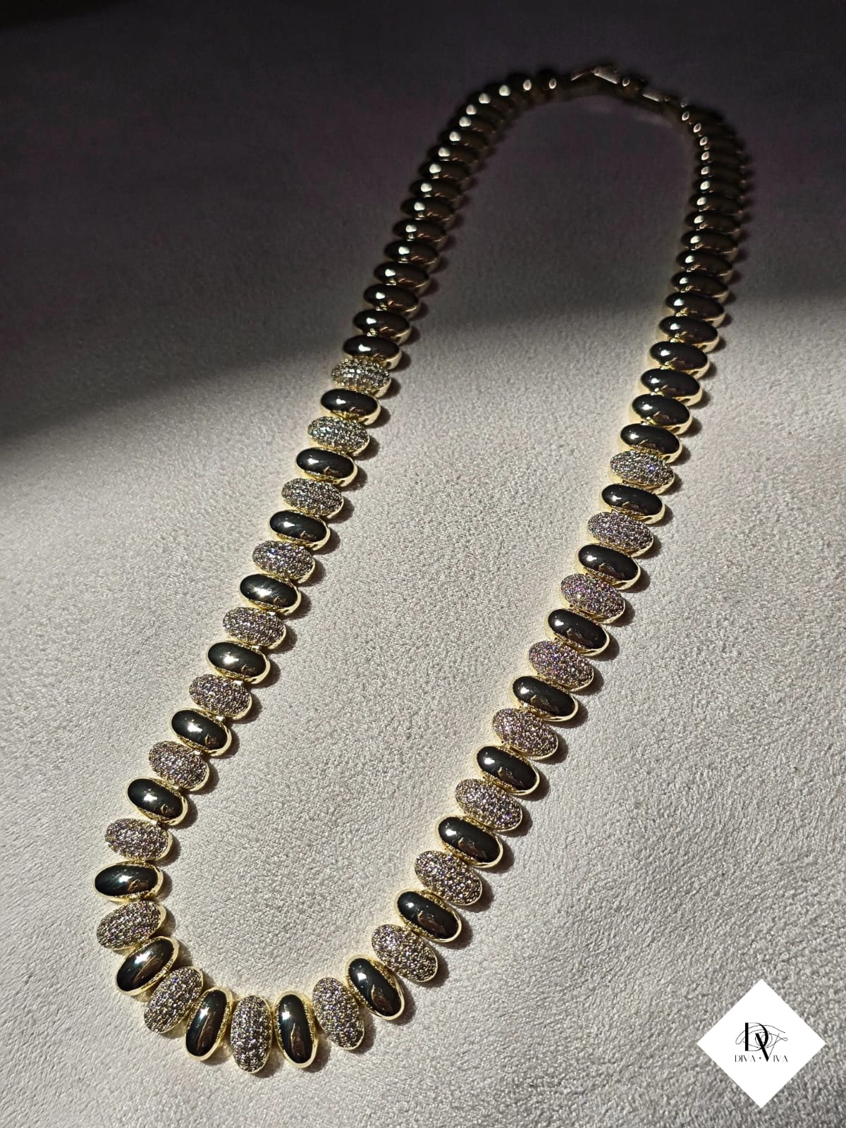 Aria - Arpa Zirkon Detaylı Kolye (KOD-299)