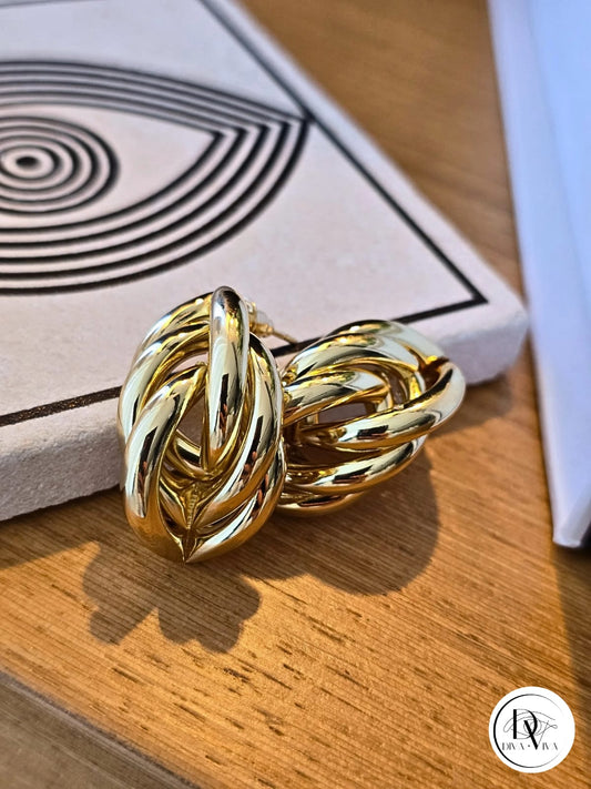 Glow Earrings – Gold Kaplama Küpe (KOD-345)