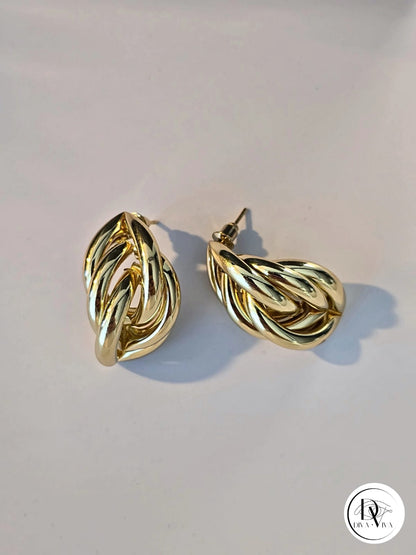 Glow Earrings – Gold Kaplama Küpe (KOD-345)