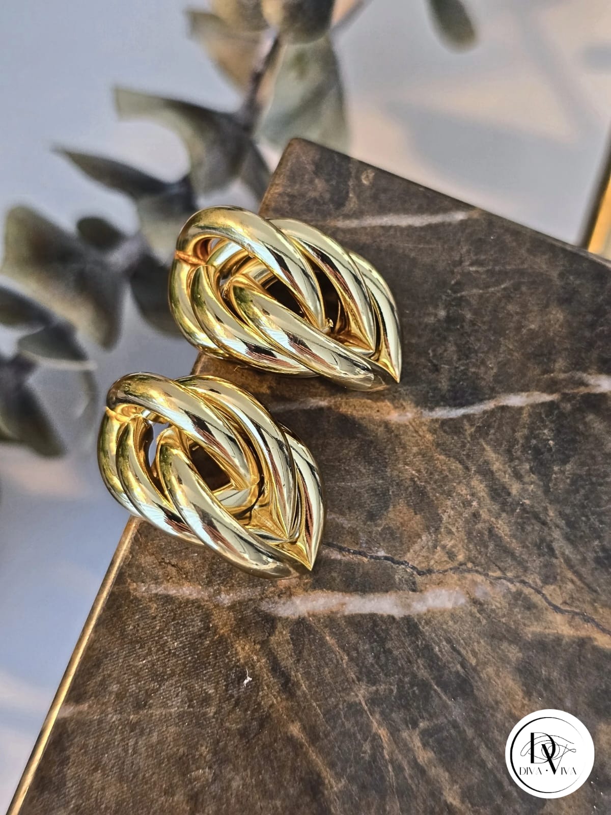 Glow Earrings – Gold Kaplama Küpe (KOD-345)