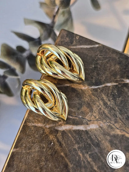 Glow Earrings – Gold Kaplama Küpe (KOD-345)