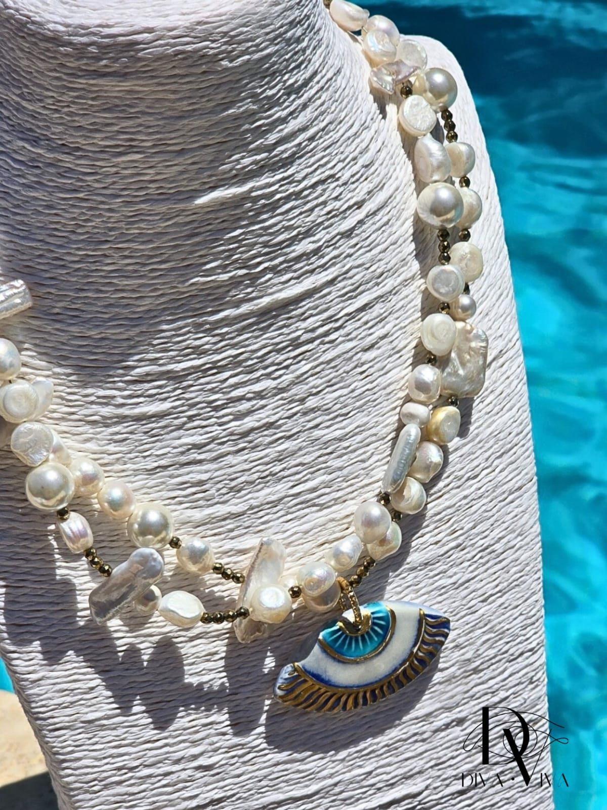 Soleia XV – Luna Eye Barok İnci Kolye (KOD-207)