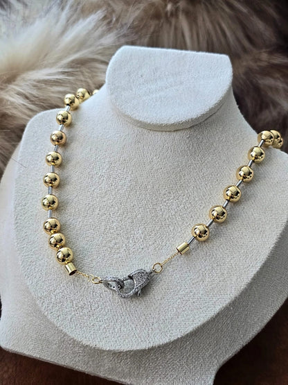 Glow Necklaces – Gold Kaplama Tasarım Kolye (KOD-376)