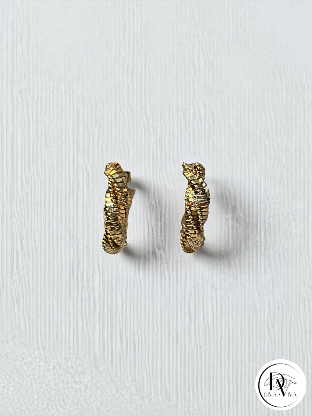 Glow Earrings – Işıltılı Burgu Küpe (KOD-363)