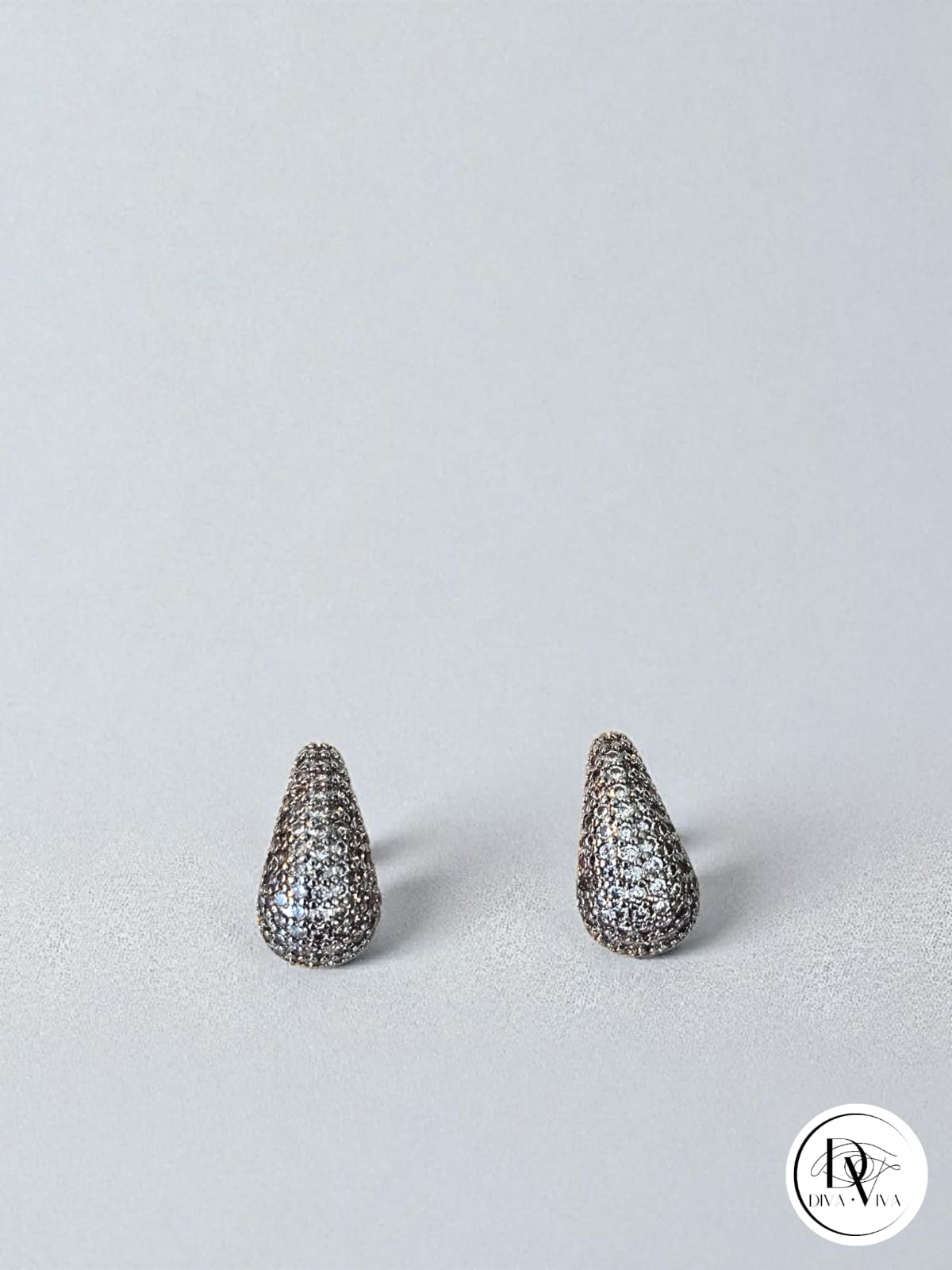 Glow Earrings – Gold Kaplama Zirkon Detaylı Damla Küpe (KOD-314)