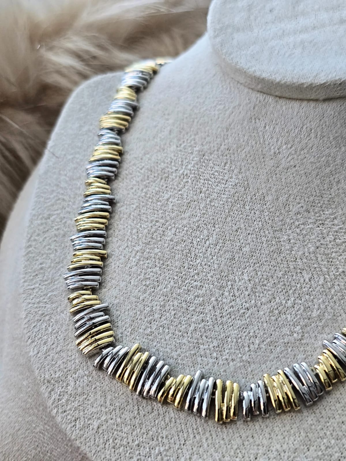 Glow Necklaces – Gold & Silver Kaplama Tasarım Kolye (KOD-377)