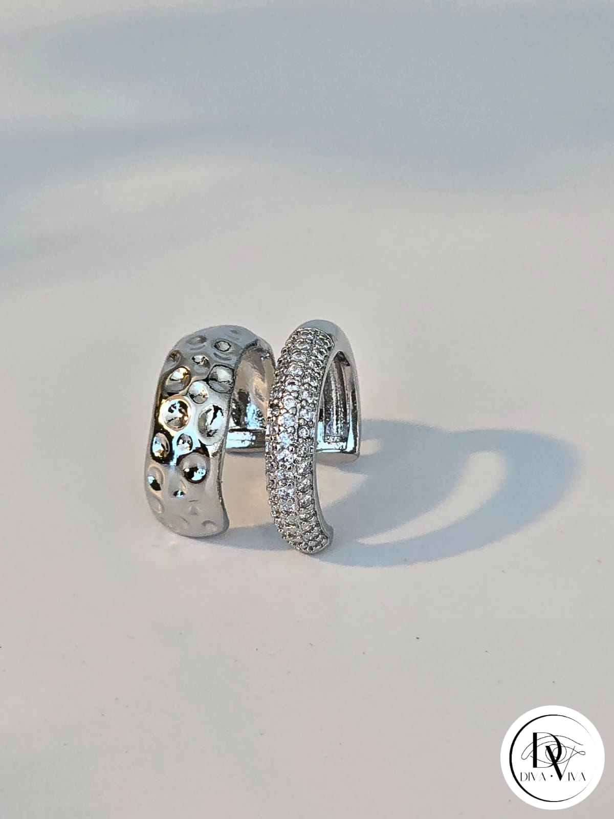 Glow EarCuff – Gold & Silver Kaplama Zirkon Detaylı (KOD-306)