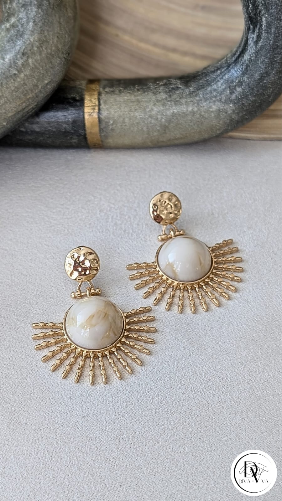 Muse Earrings – Gold Kaplama Trend Model Küpe (KOD-347)