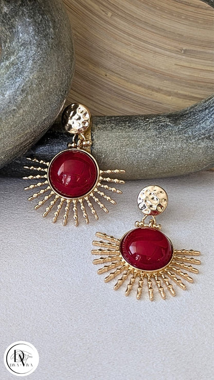 Muse Earrings – Gold Kaplama Trend Model Küpe (KOD-347)