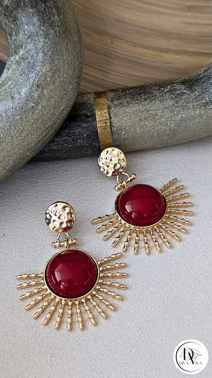 Muse Earrings – Gold Kaplama Trend Model Küpe (KOD-347)