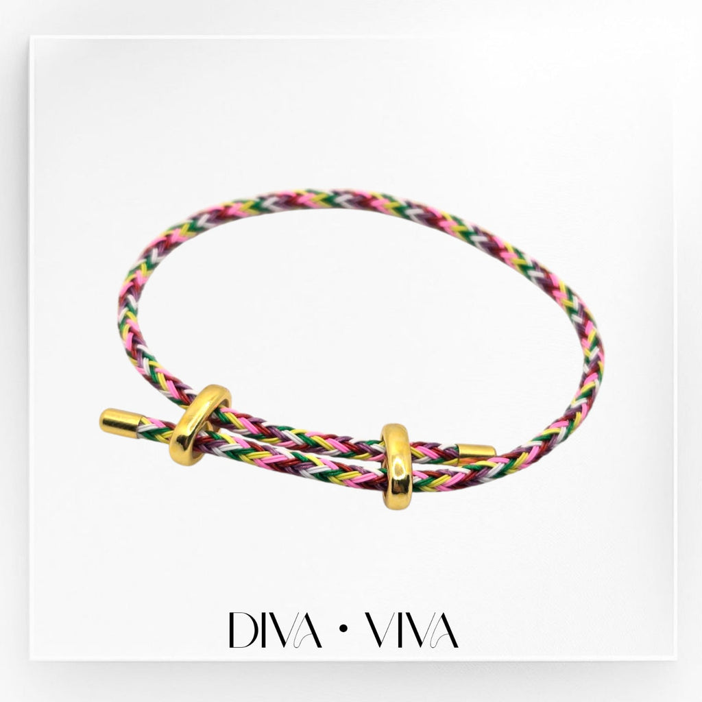 Renkli Ayarlanabilir Deri Bileklik – Suya Dayanıklı Asansör Model (KOD-065)