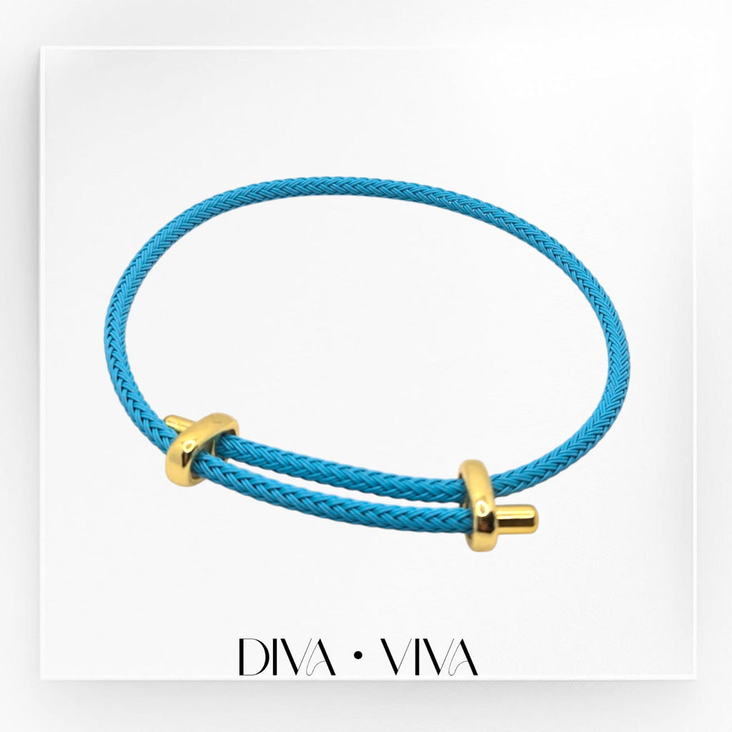 Renkli Ayarlanabilir Deri Bileklik – Suya Dayanıklı Asansör Model (KOD-065)