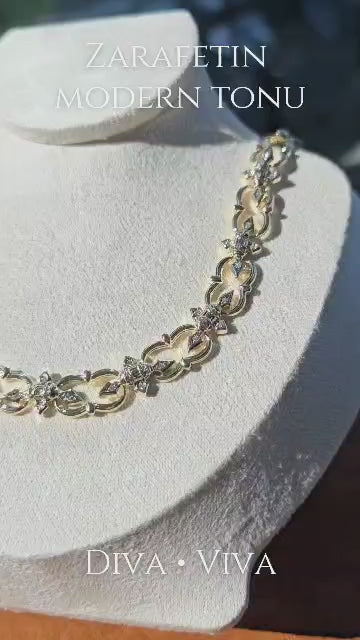 Glow Necklaces – Auro Gold Kaplama Tasarım Kolye (KOD-366)