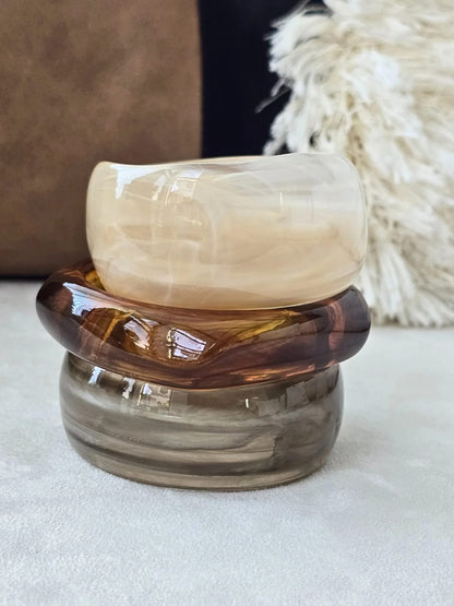 Natural Trio – 3’lü Kemik Detaylı Bileklik Seti (KOD-395)