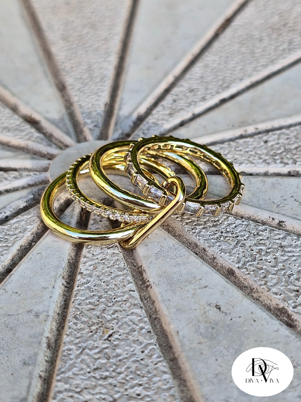 Fusion Set – 4'lü Yüzük Serisi Model 2 (KOD-222-1)