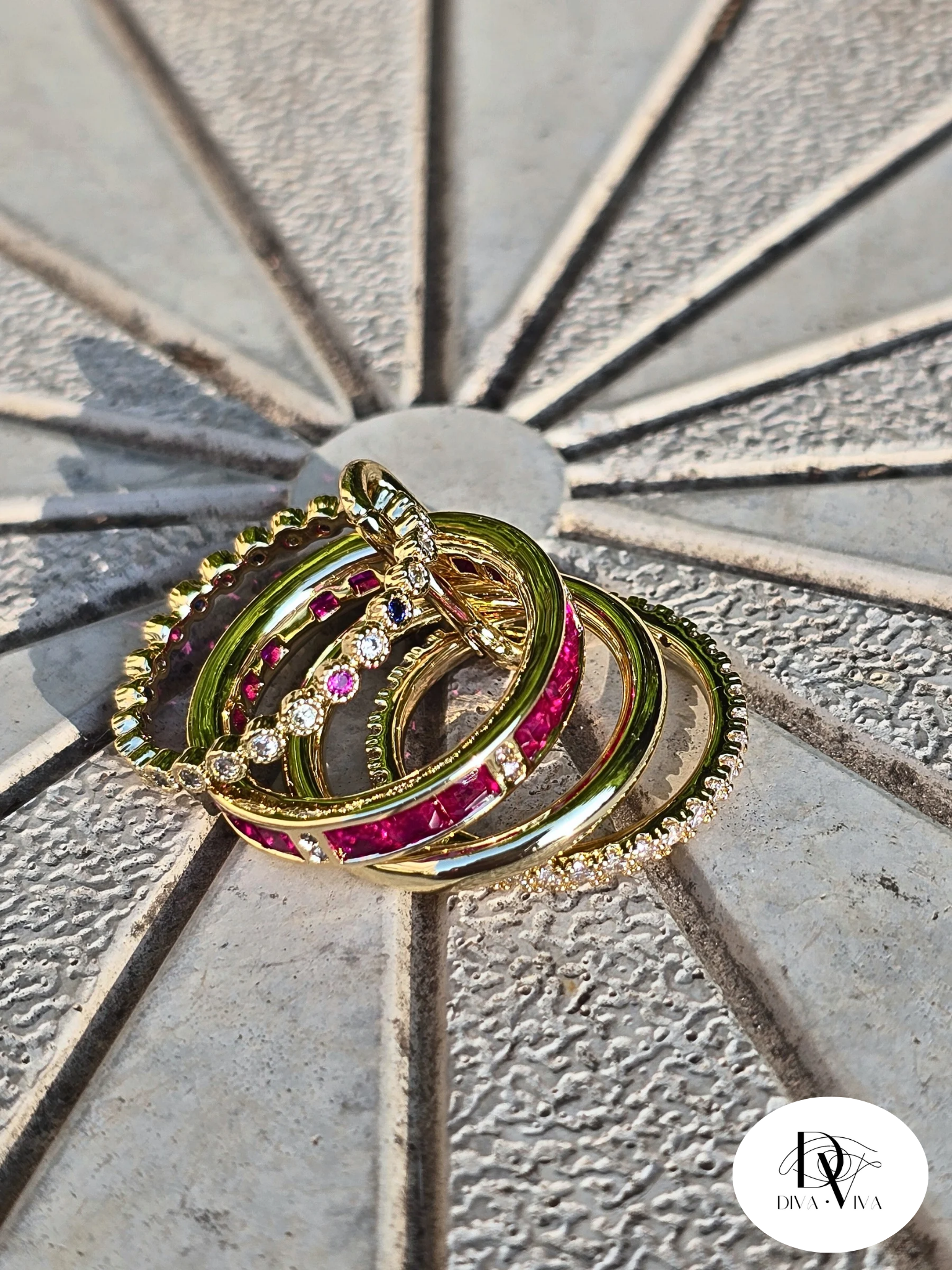 Fusion Set – 4'lü Yüzük Serisi Model 3 (KOD-222-2)