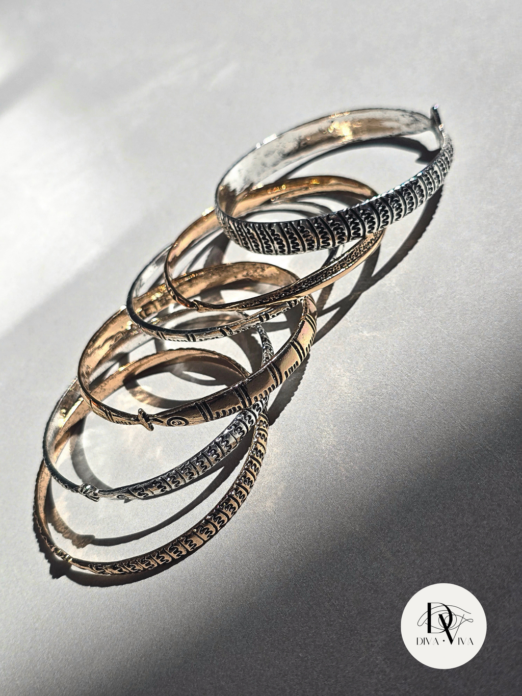 Pisces Charm Bileklik Seti – Antik Gold & Silver (KOD-219)