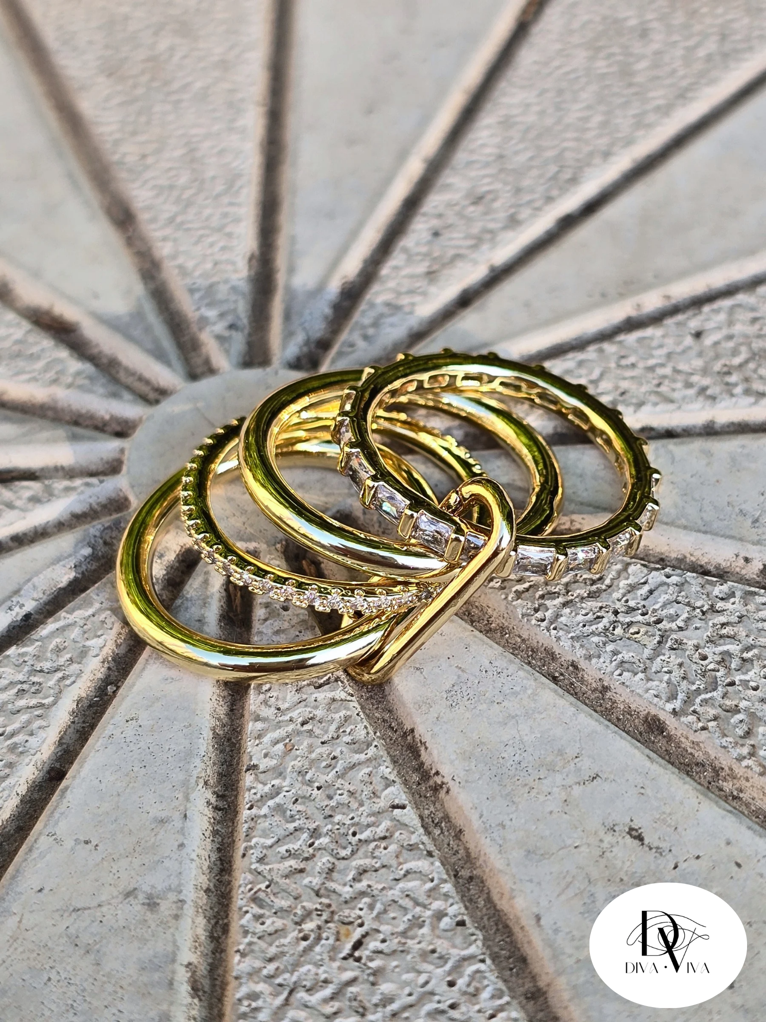 Fusion Set – 4'lü Yüzük Serisi Model 2 (KOD-222-1)