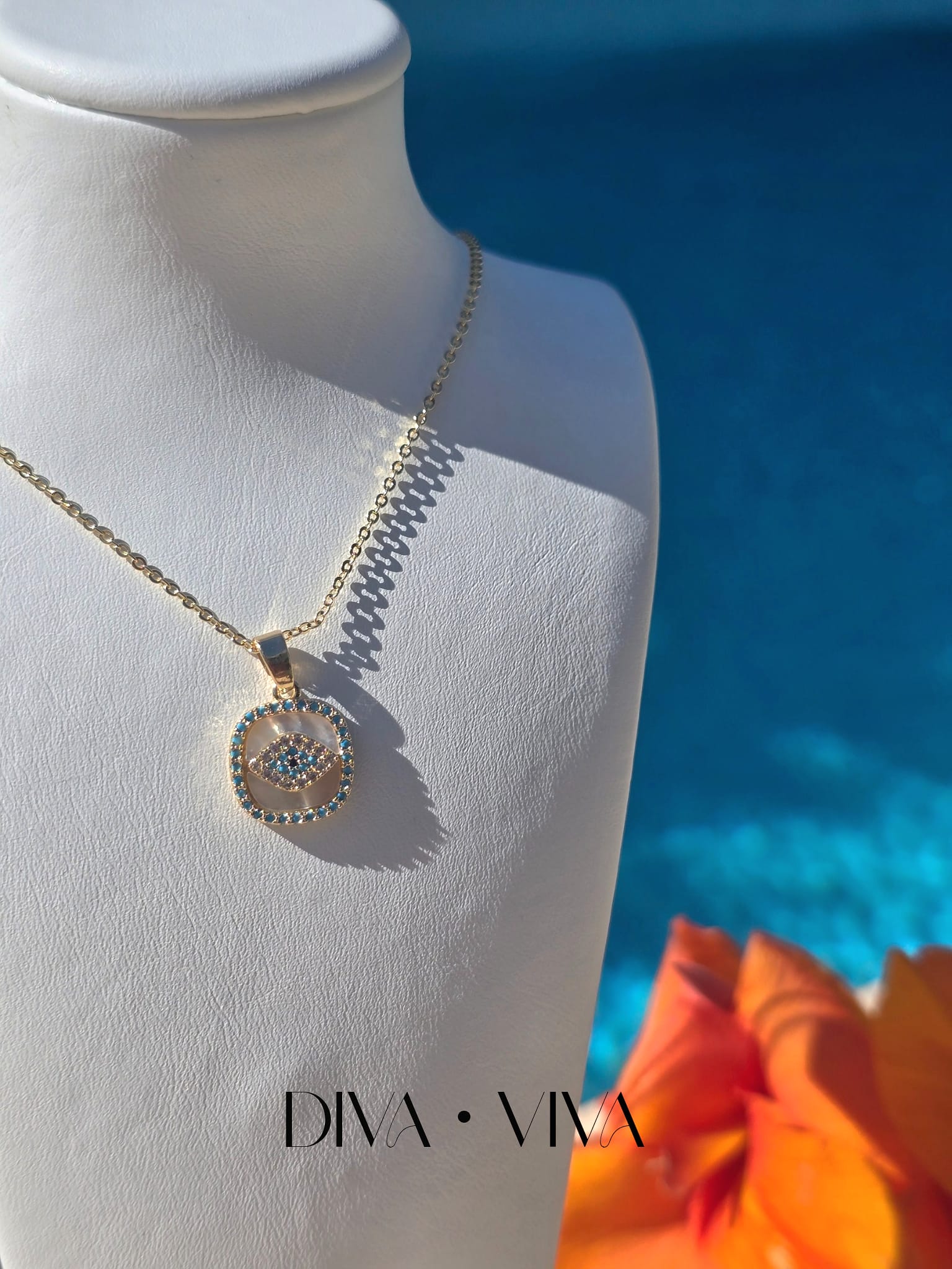 Nava Square Çelik Kolye (KOD-141)