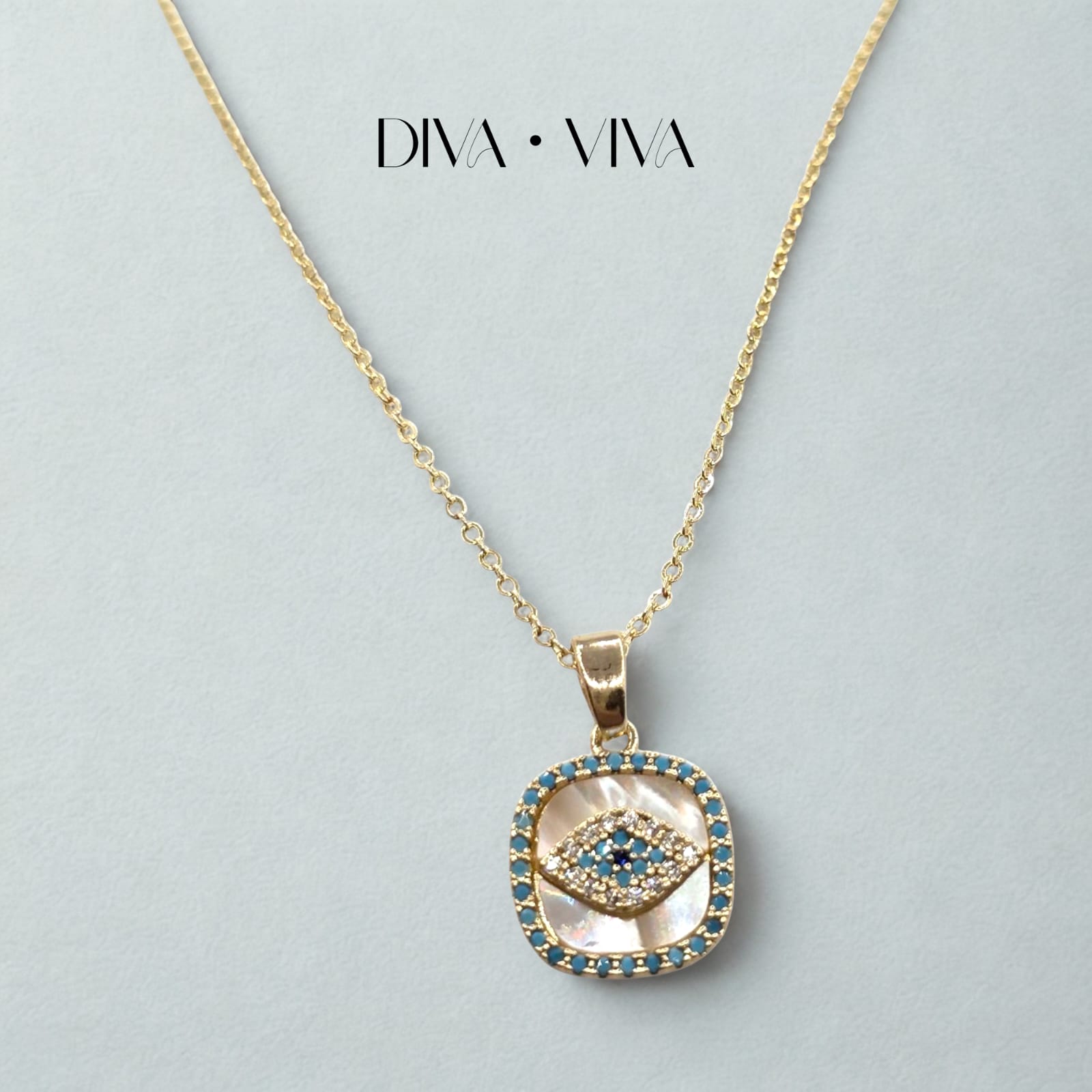 Nava Square Çelik Kolye (KOD-141)