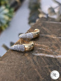 Glow Earrings – Gold Kaplama Taş Detaylı Tasarım Küpe (KOD-341)