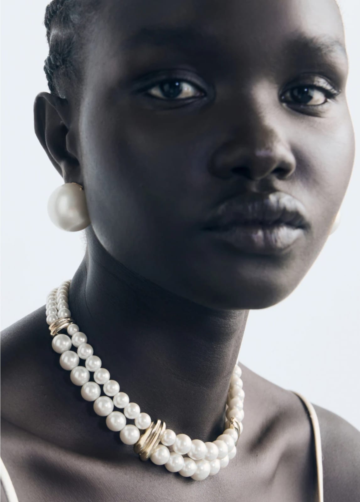 Muse Necklaces - İnci Detaylı Trend Kolye (KOD-369)