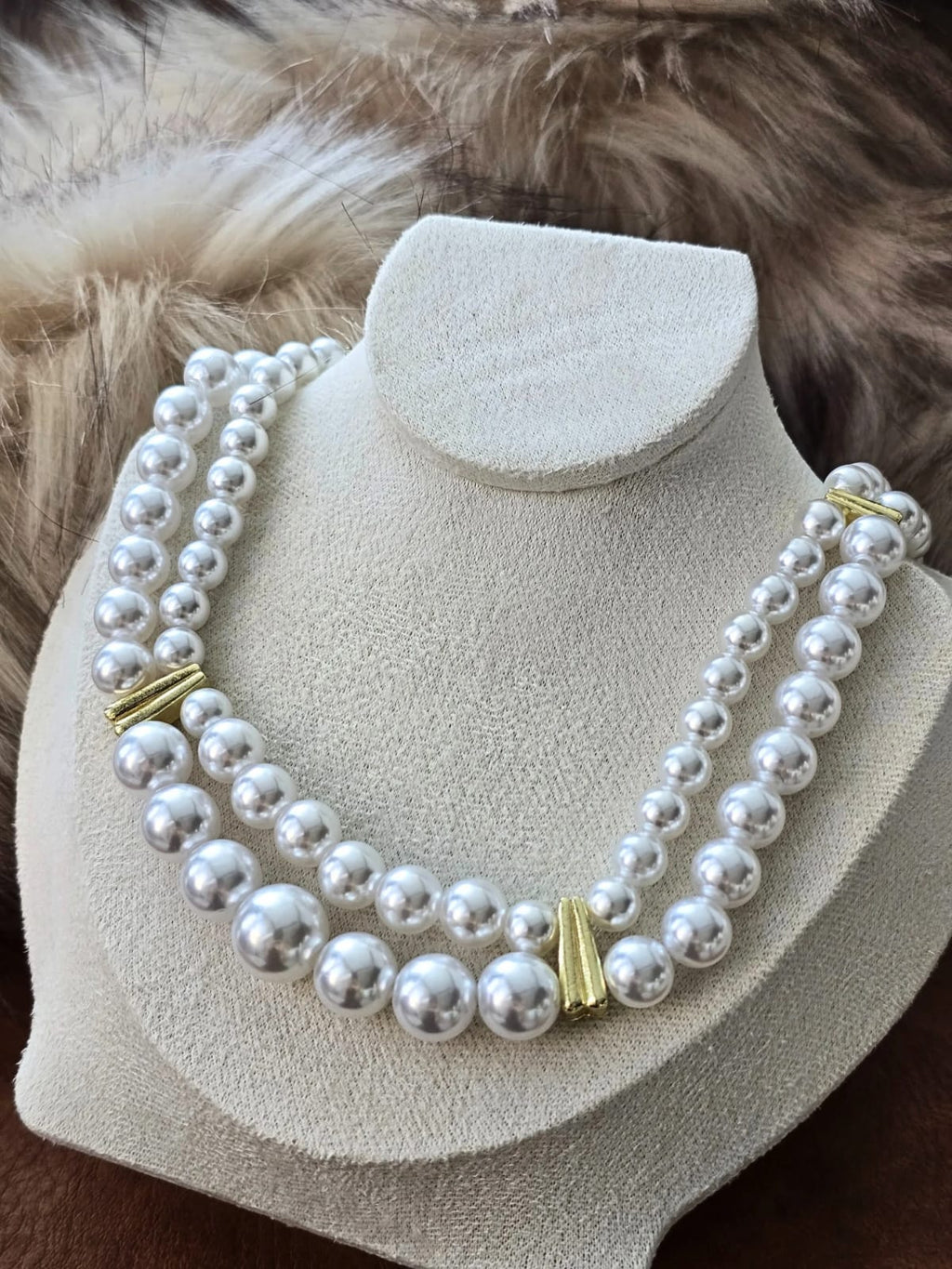 Muse Necklaces - İnci Detaylı Trend Kolye (KOD-369)