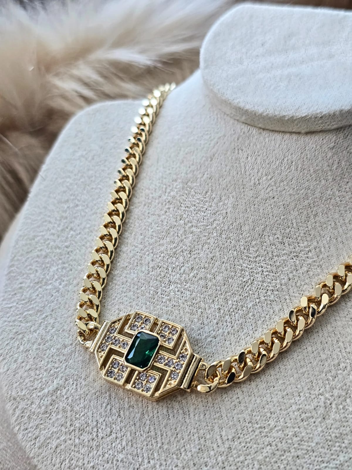 Glow Necklaces – Gold Kaplama Tasarım Kolye (KOD-375)