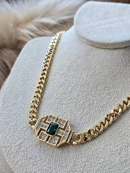 Glow Necklaces – Gold Kaplama Tasarım Kolye (KOD-375)